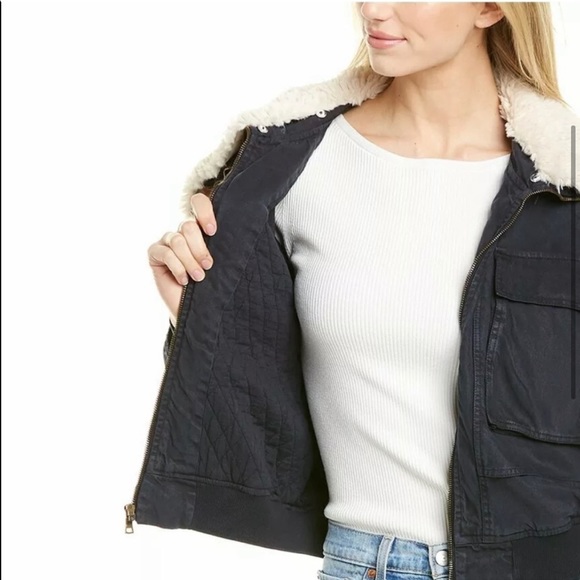 Young fabulous & broke Earhart Jacket in MIDNIGHT - Picture 3 of 6